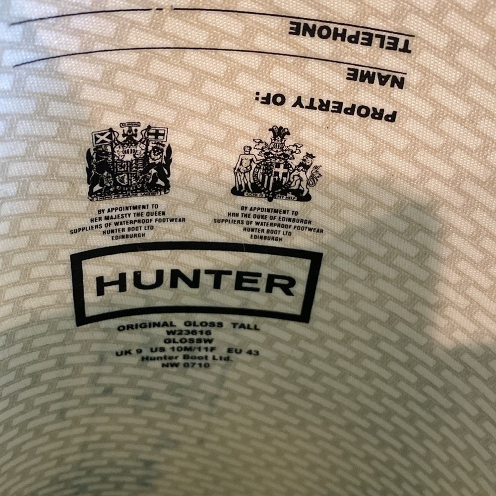 Hunter Original Gloss Tall Boots - Picture 3 of 4